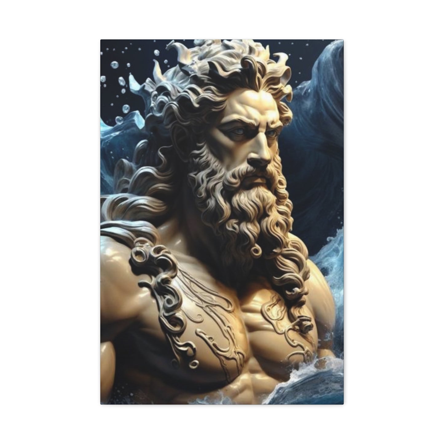 Poseidon Semi Realism Canvas