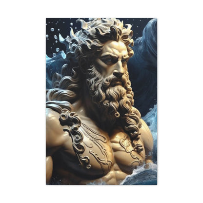 Poseidon Semi Realism Canvas