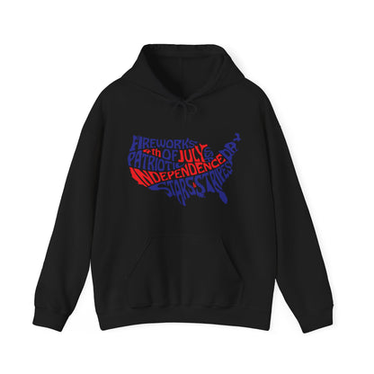 Fireworks 4th Of July Hoodie