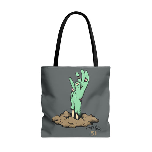 Halloween Zombie Hand Tote Bag