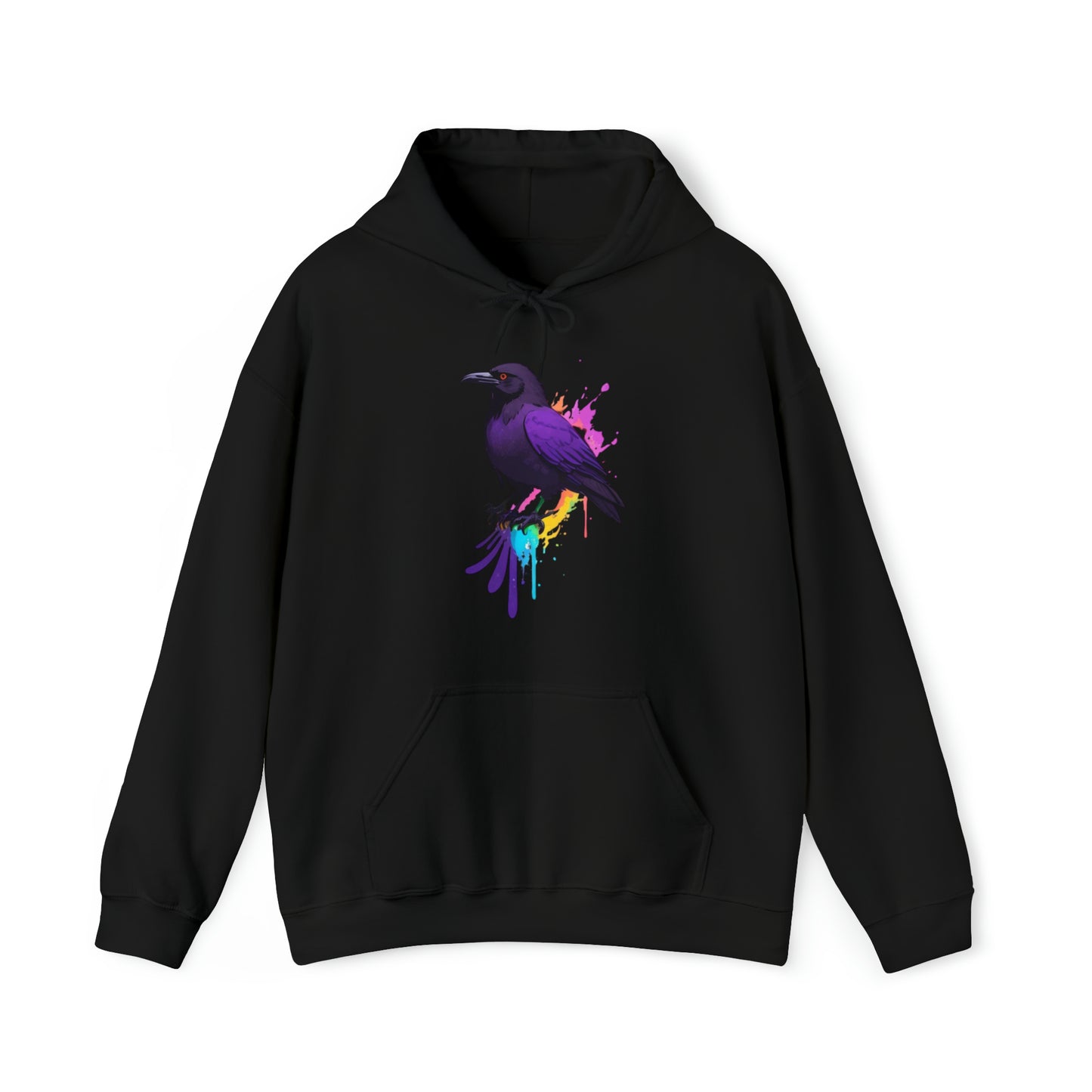 Yatagarasu: Thee Legged Crow Paint Splash Hoodie