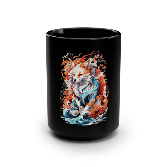 Kitsune: The Fox Neo Traditional Mug