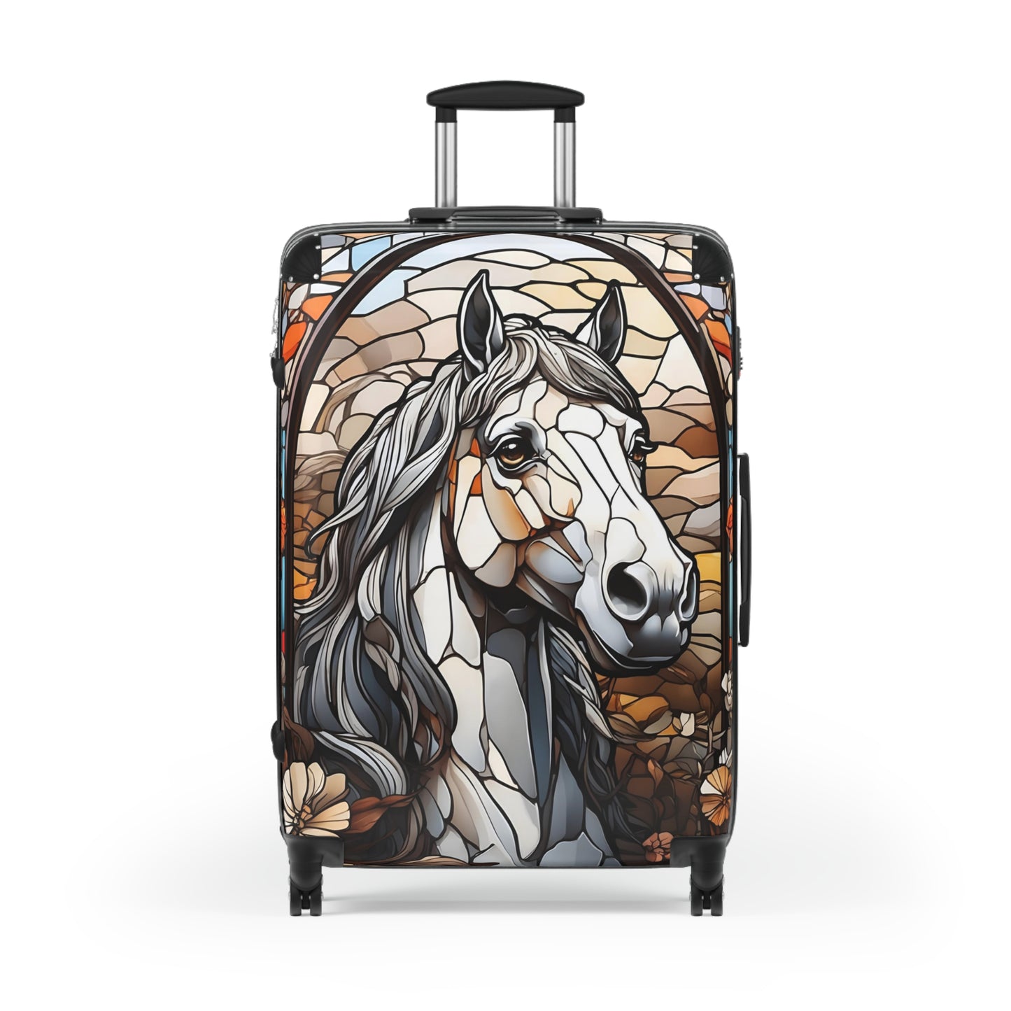 Horse Stained Glass Suitcase