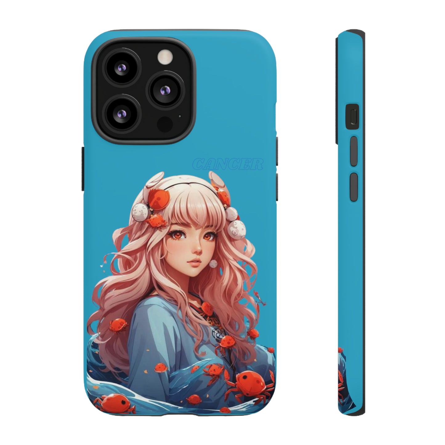 Zodiac Cancer Manga Girl Phone Case