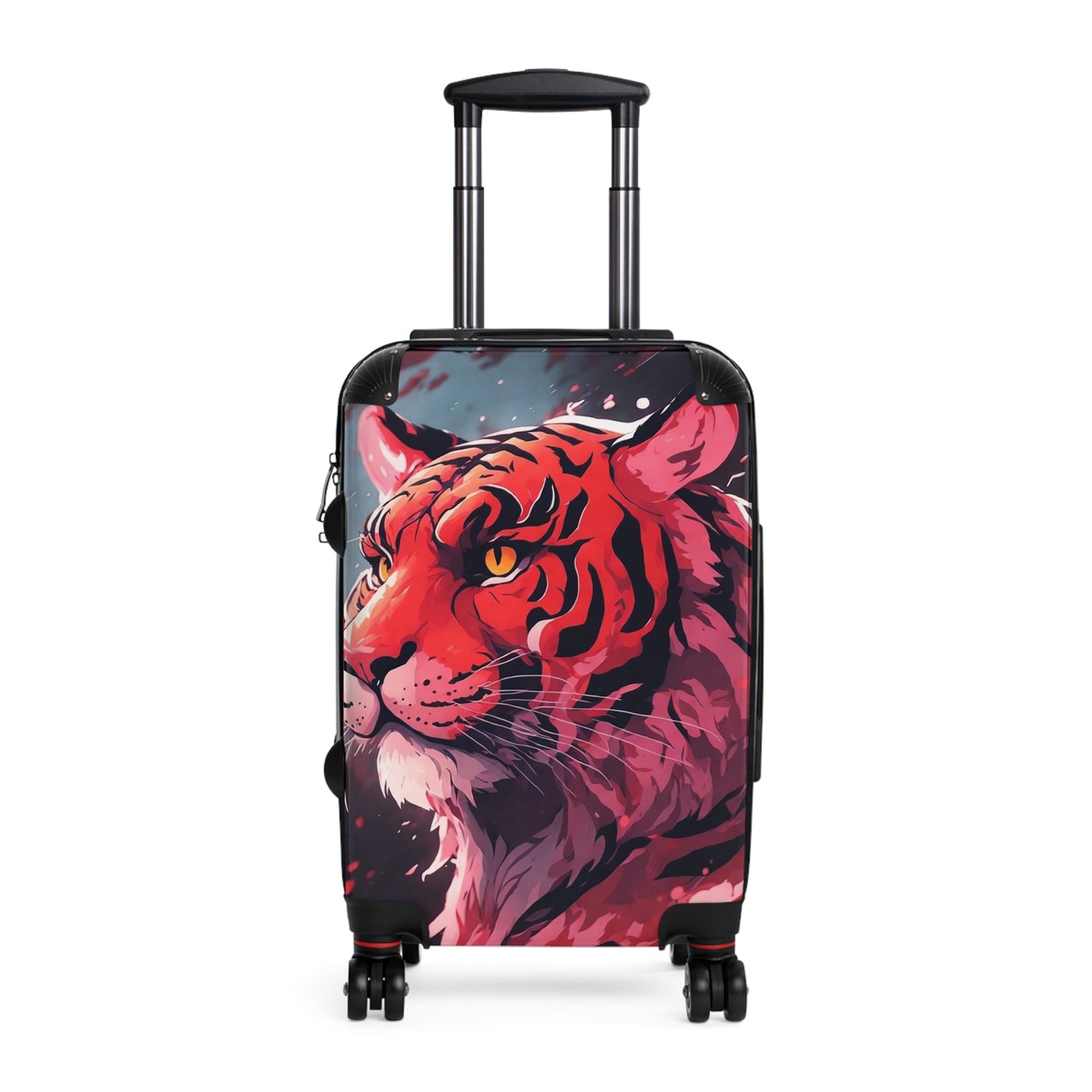 Tiger Splatter Art Suitcase