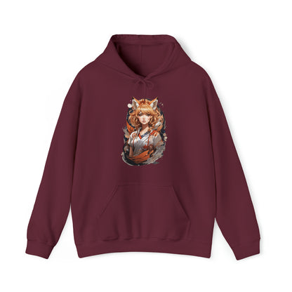 Kitsune: The Fox Semi Realism Hoodie