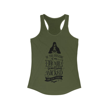 Halloween Wicked Quote Tank Top