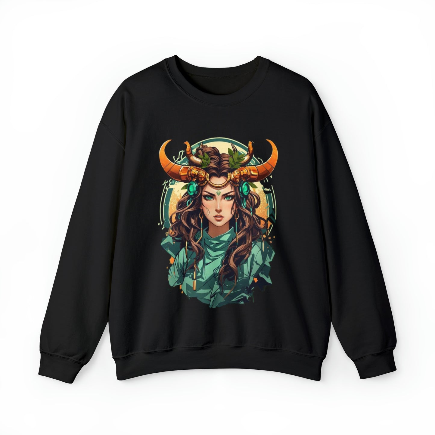 Zodiac Taurus Manga Girl Sweatshirt