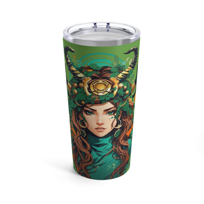 Zodiac Taurus Manga Girl Tumbler