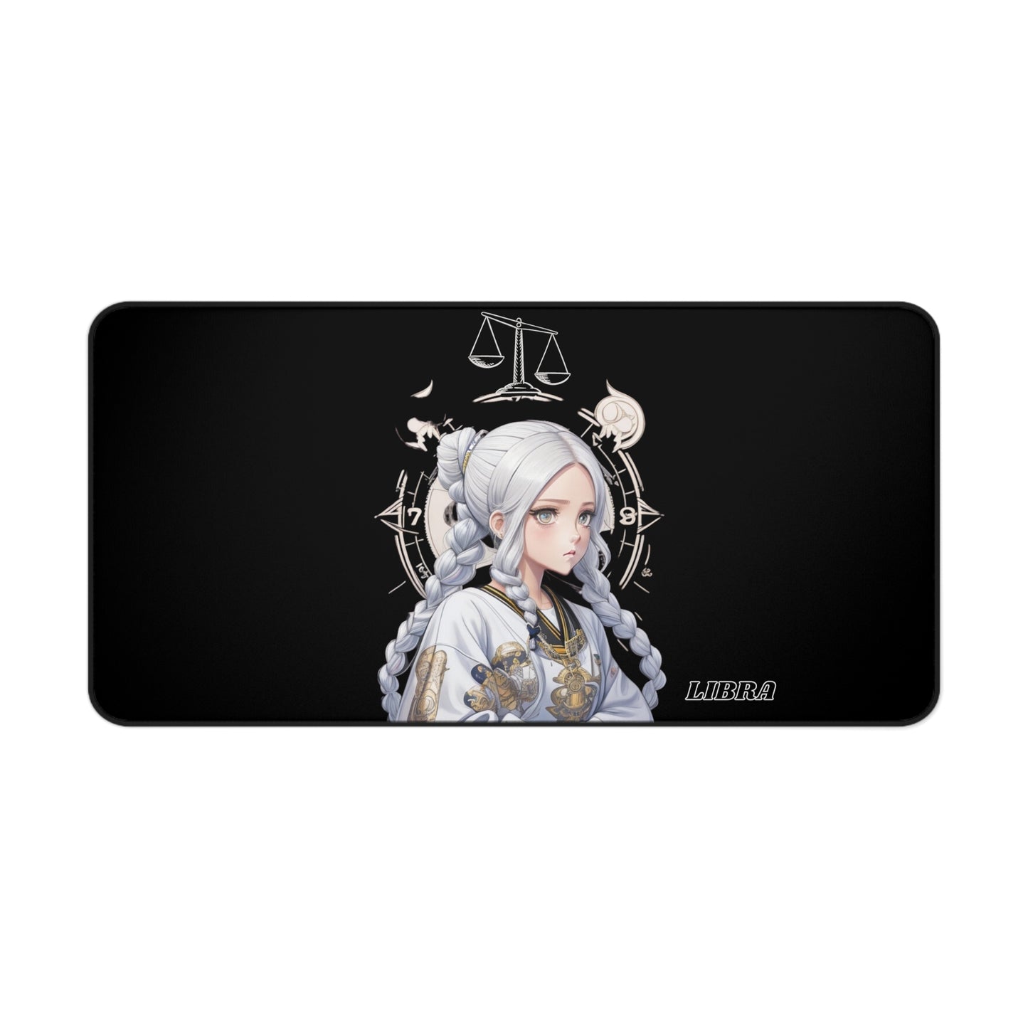 Zodiac Libra Manga Girl Desk Mat