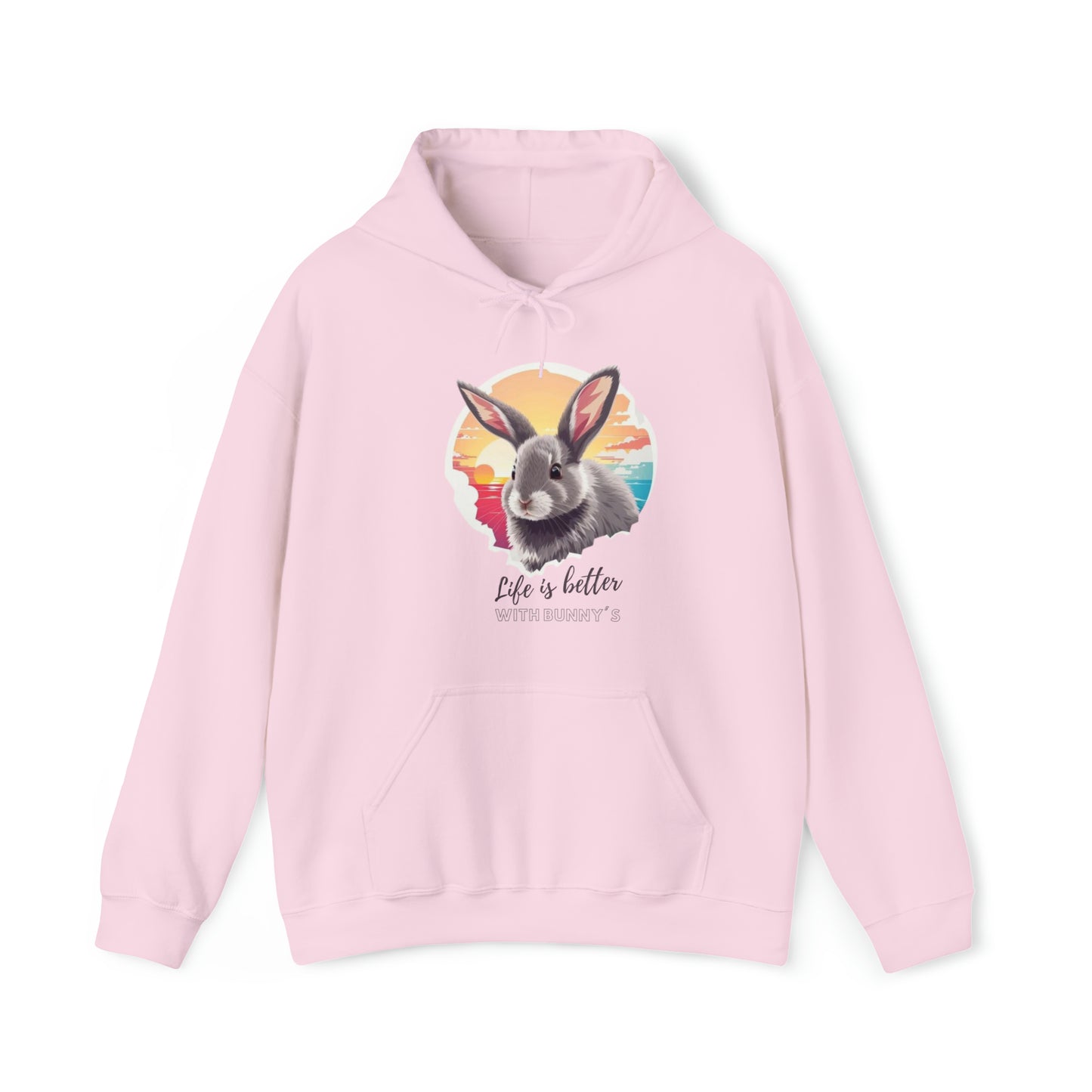 Bunny Life Is Better Quote Hoodie