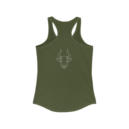 Zodiac Taurus Manga Girl Tank Top