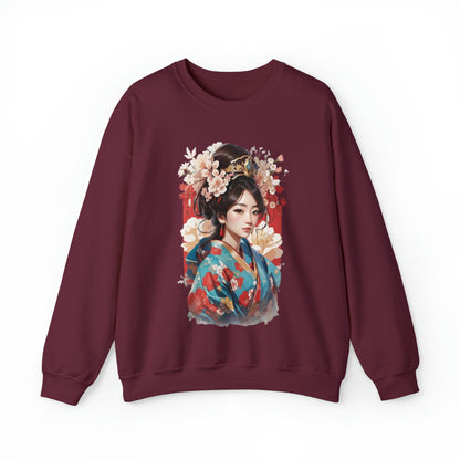 Kimono Illustration Sweatshirt