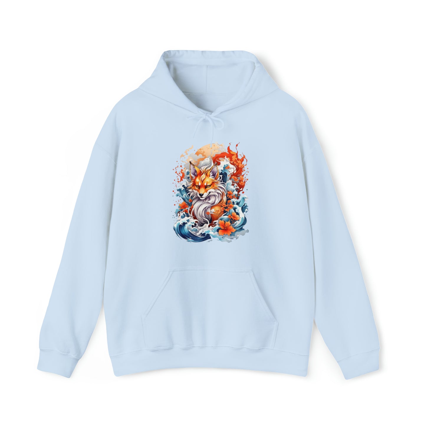 Kitsune: The Fox Neo Traditional Hoodie