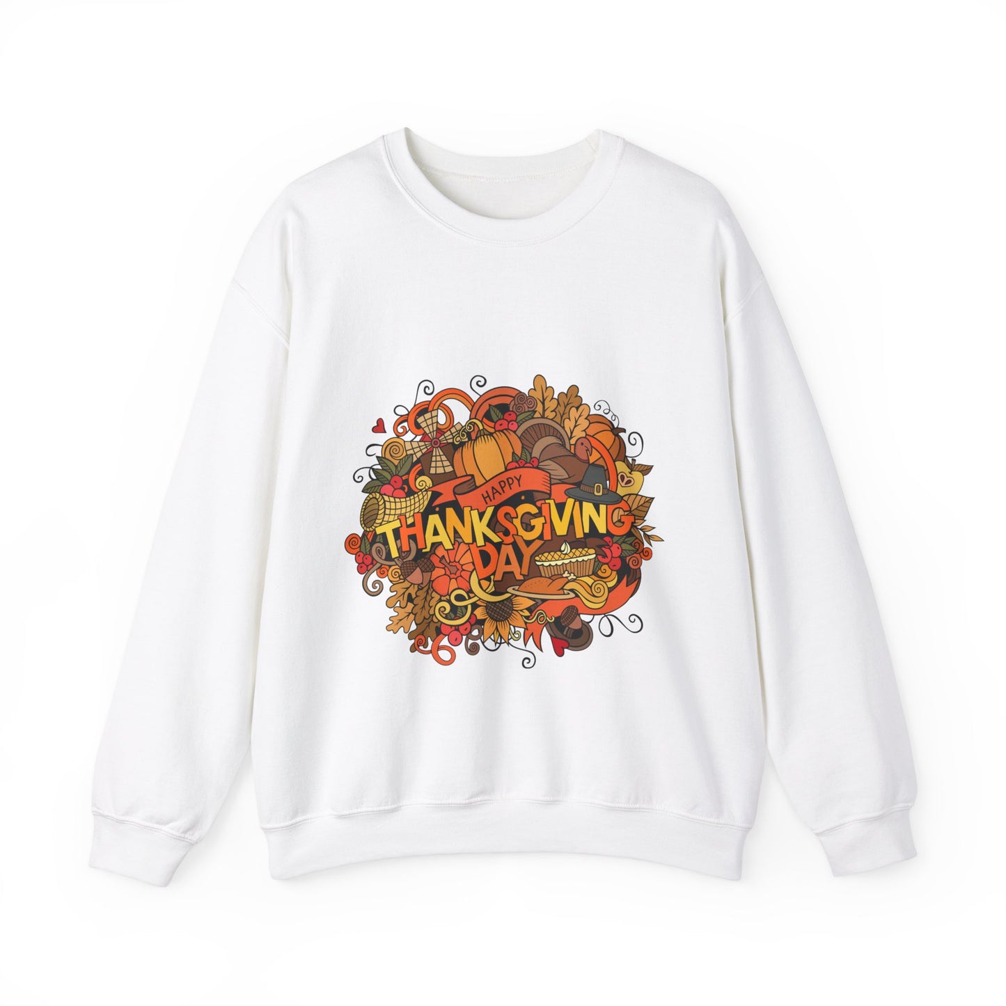 Fall Happy Thanksgiving Day Sweatshirt