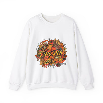 Fall Happy Thanksgiving Day Sweatshirt