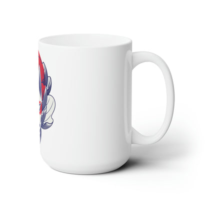 Kitsune: The Fox Mask Vector Illustration Mug