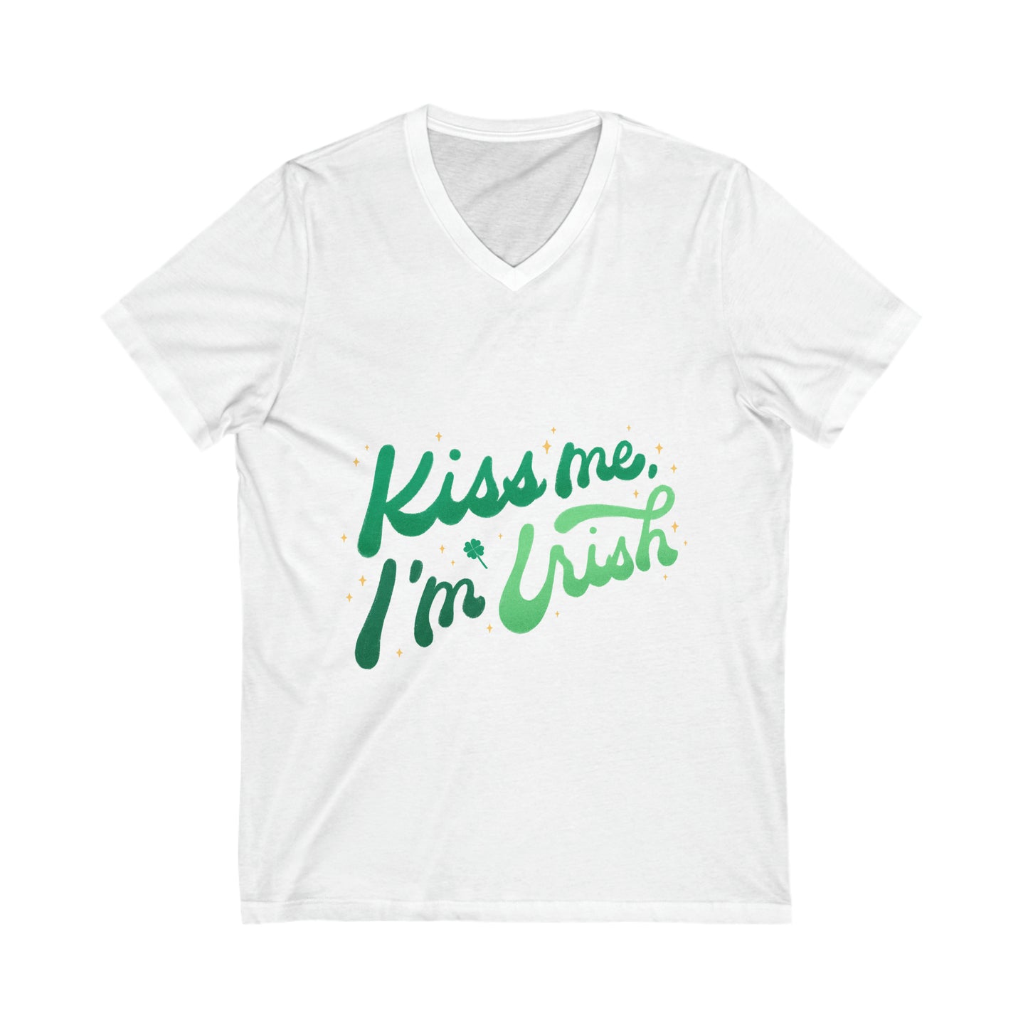 Kiss Me I'm Irish V-Neck Shirt