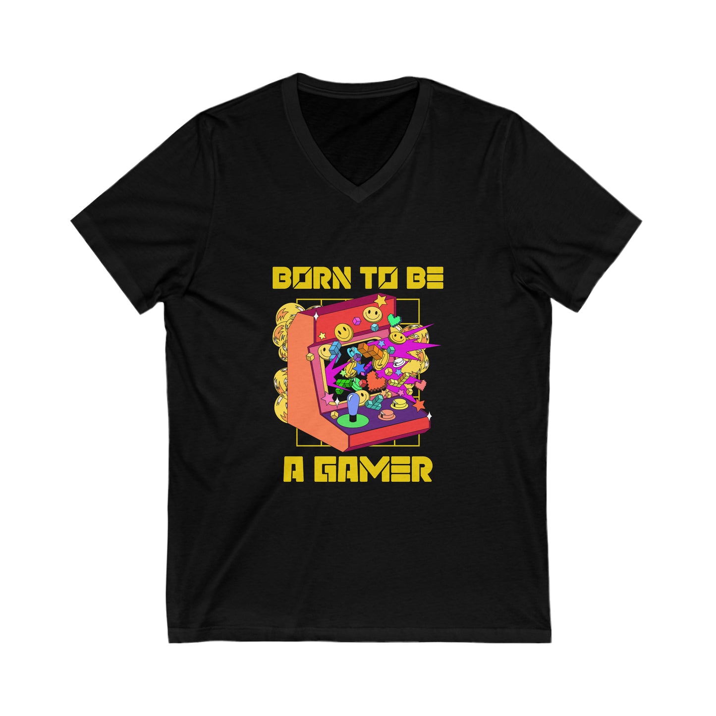 Born To Be A Gamer V-Neck Shirt