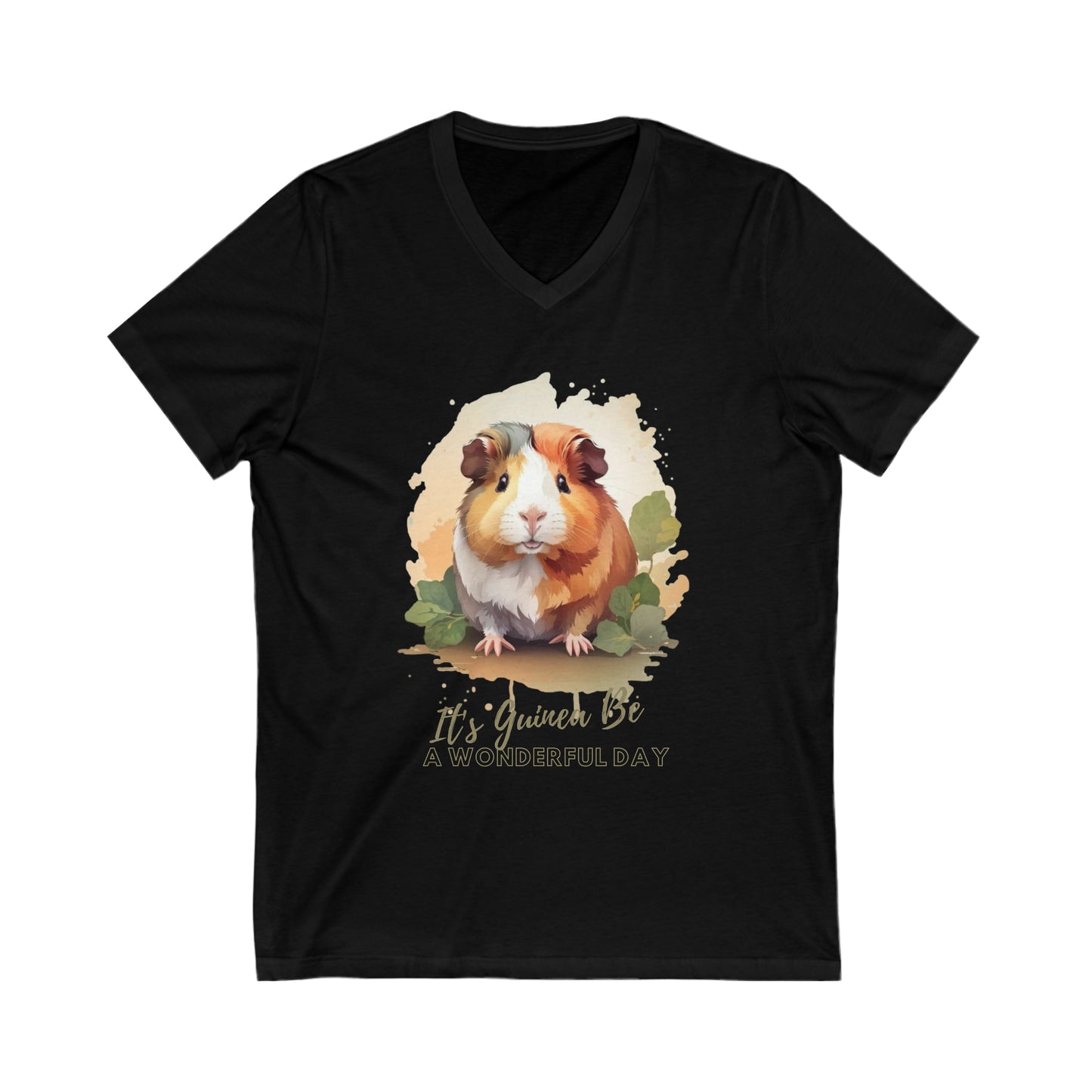 Guinea Pig Guinea Be Quote V-Neck Shirt