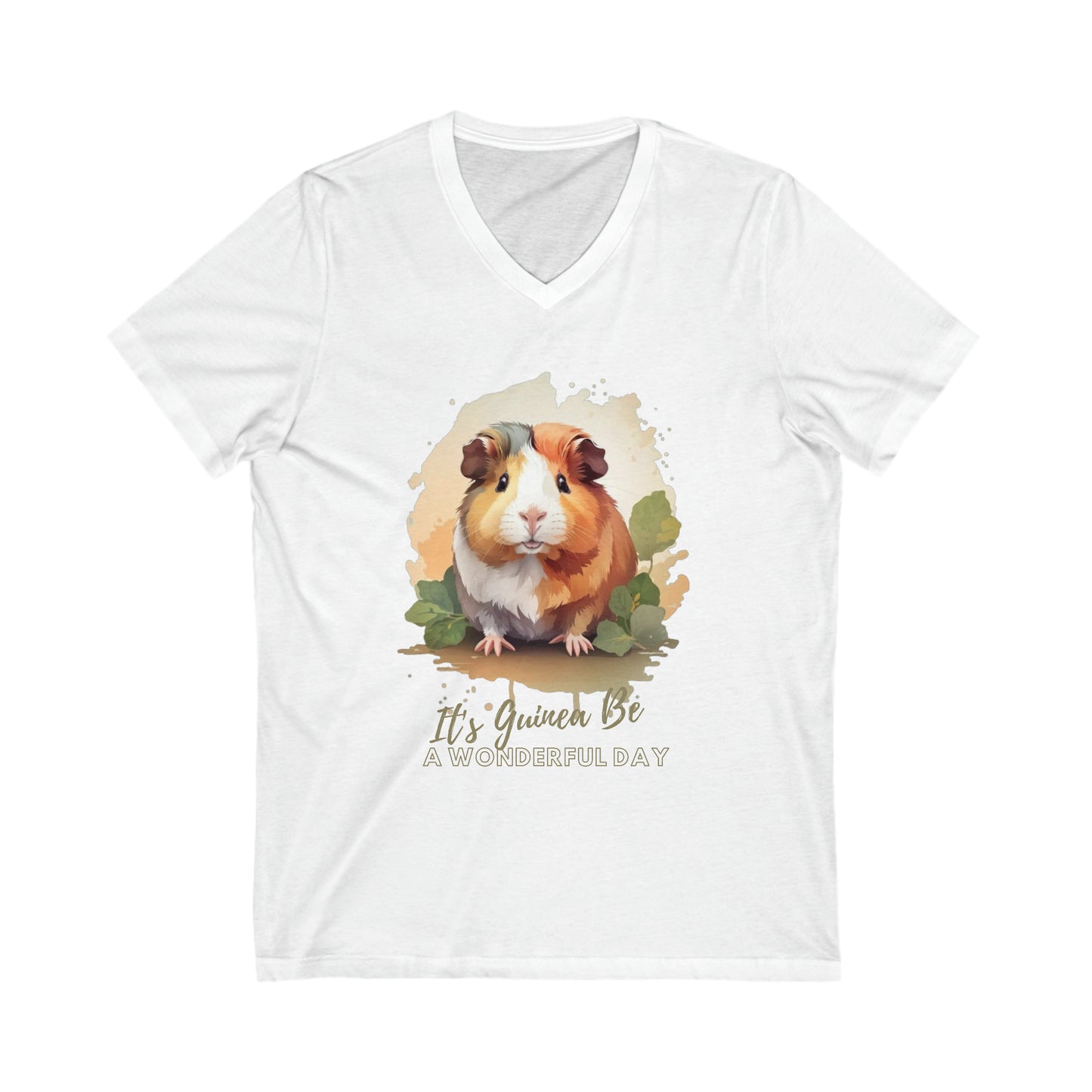 Guinea Pig Guinea Be Quote V-Neck Shirt