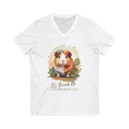 Guinea Pig Guinea Be Quote V-Neck Shirt