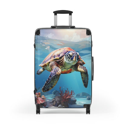 Turtle Semi Realism Suitcase