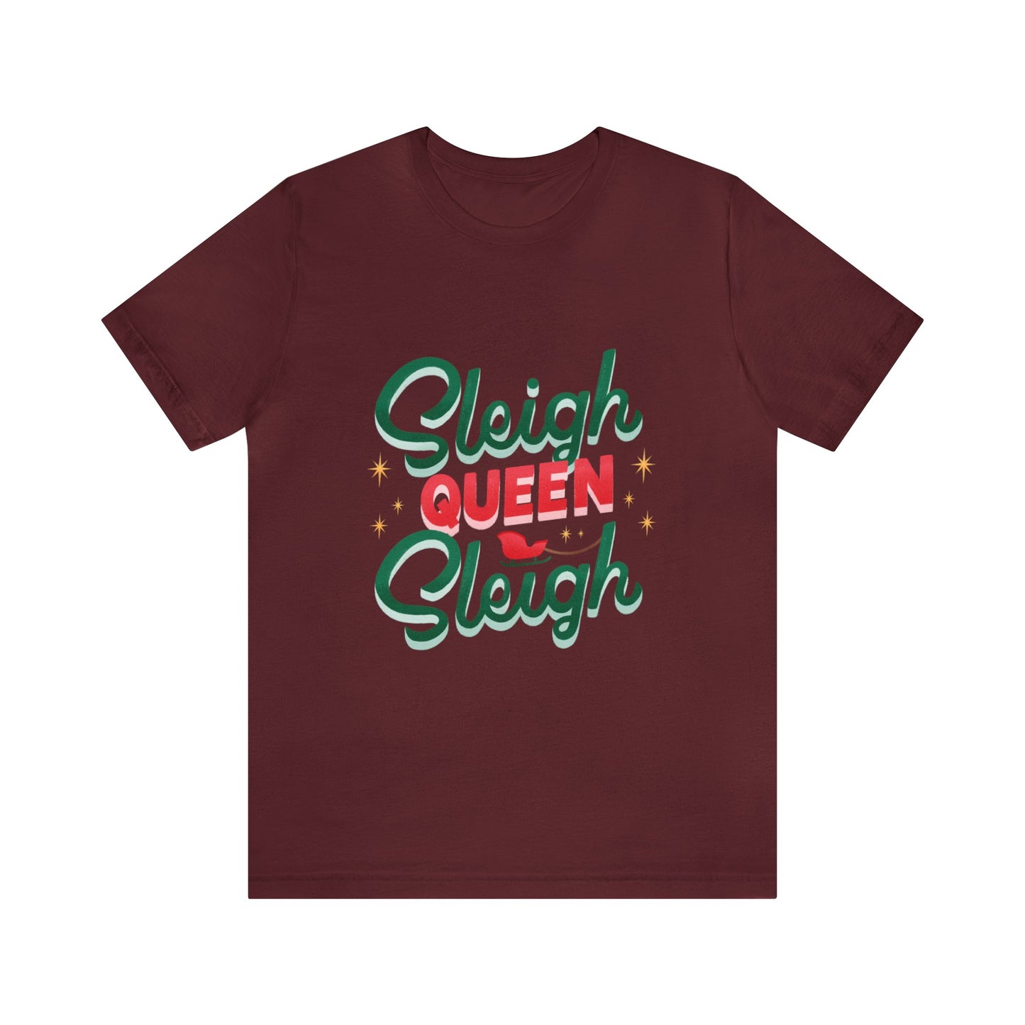 Christmas Sleigh Queen Quote Shirt