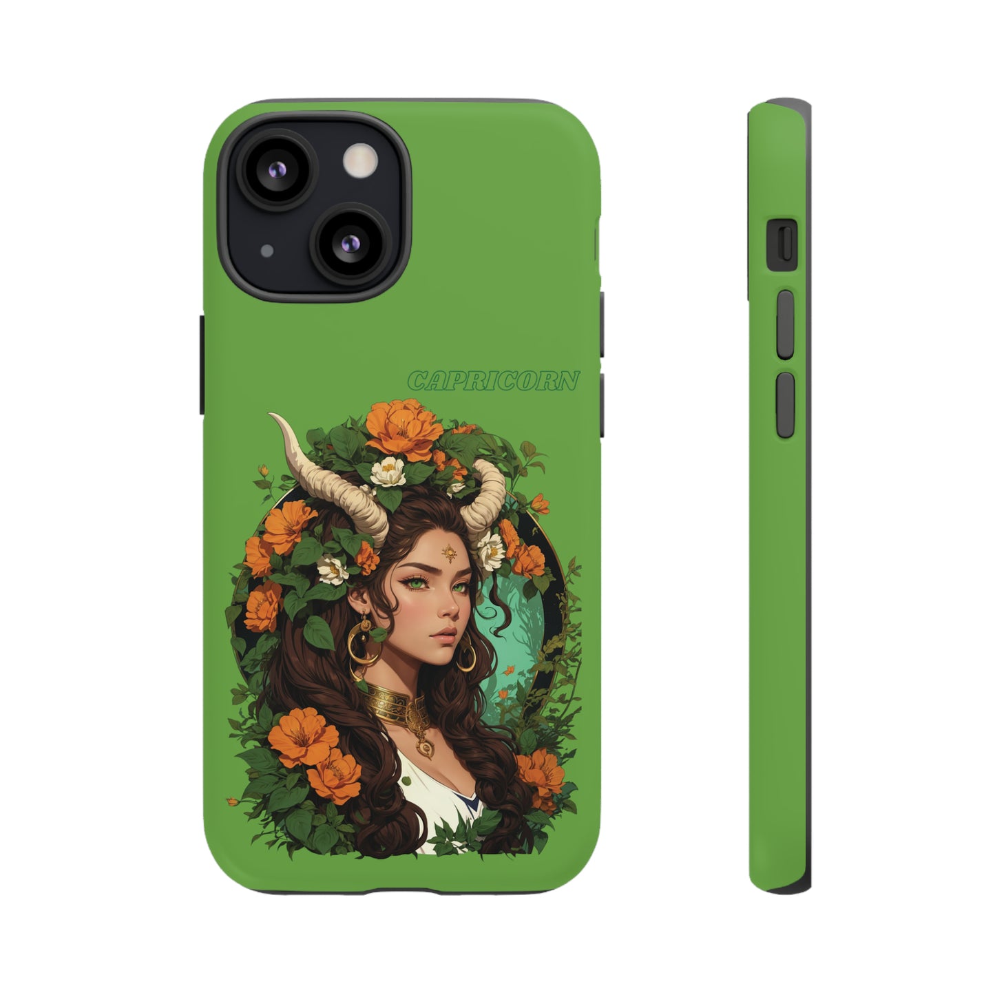 Zodiac Capricorn Manga Girl Phone Case