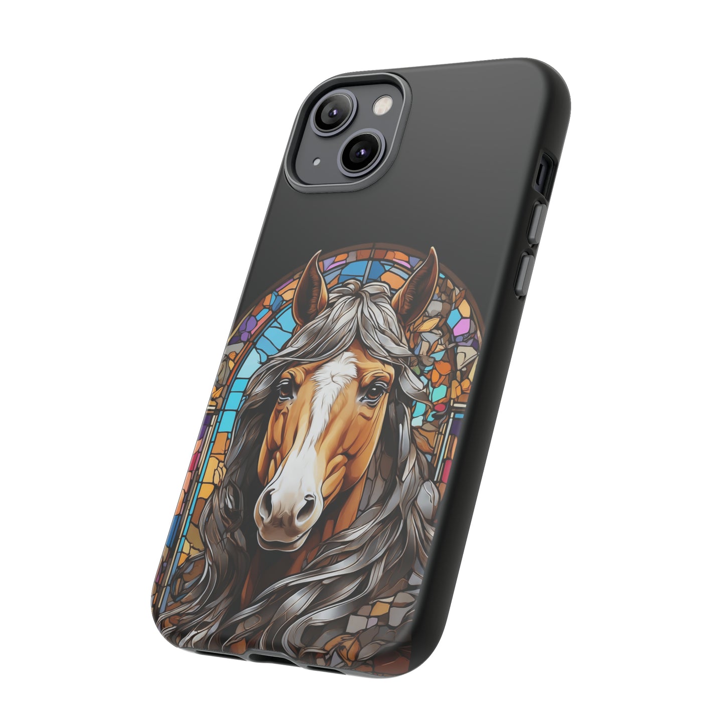 Horse Stained Glass Phone Case