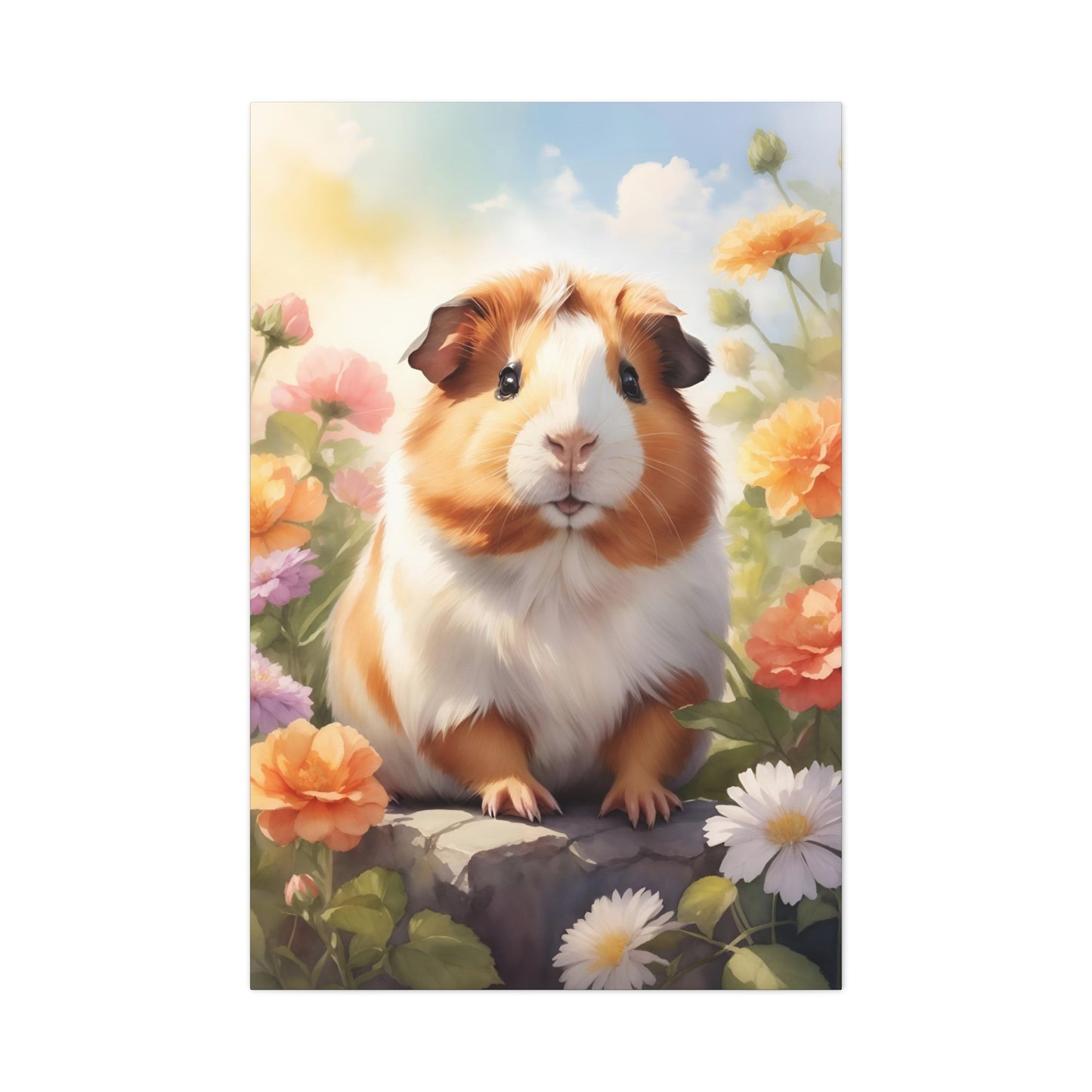 Guinea Pig Semi Realism Canvas