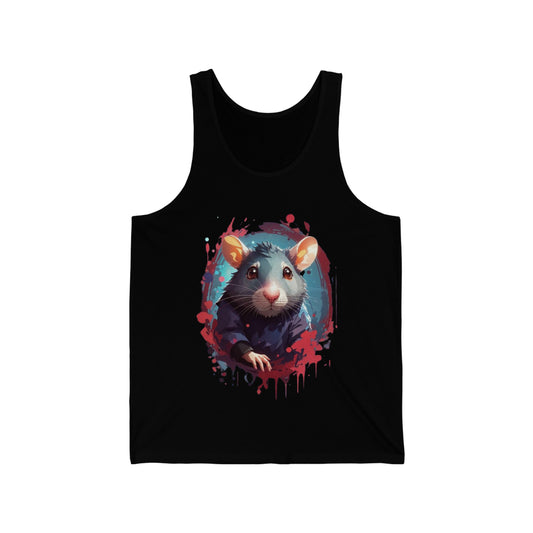 Rat Splatter Art Tank Top