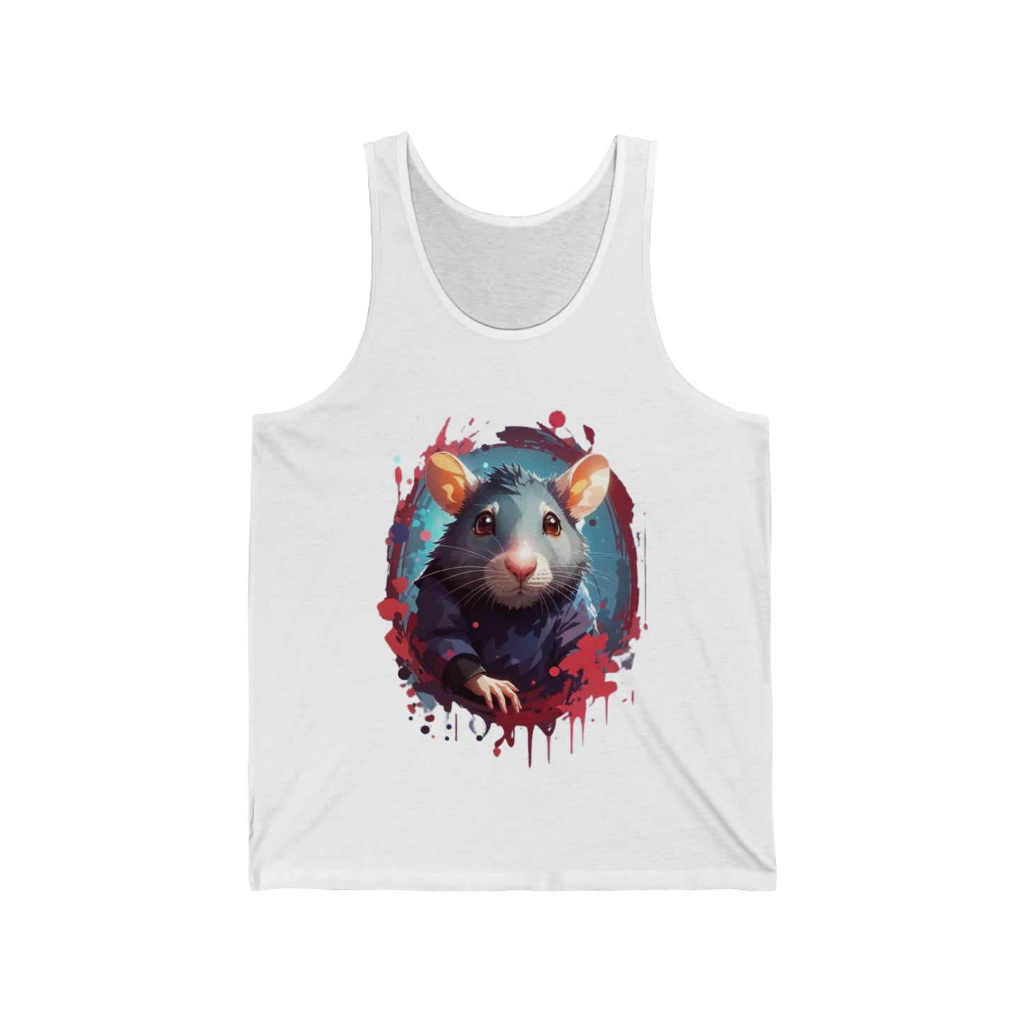 Rat Splatter Art Tank Top