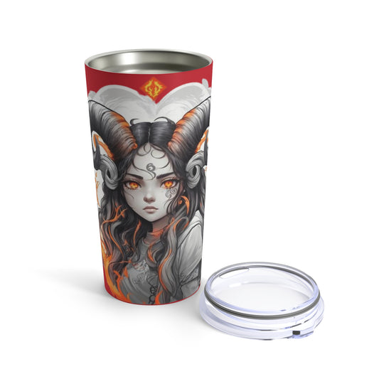 Zodiac Aries Manga Girl Tumbler