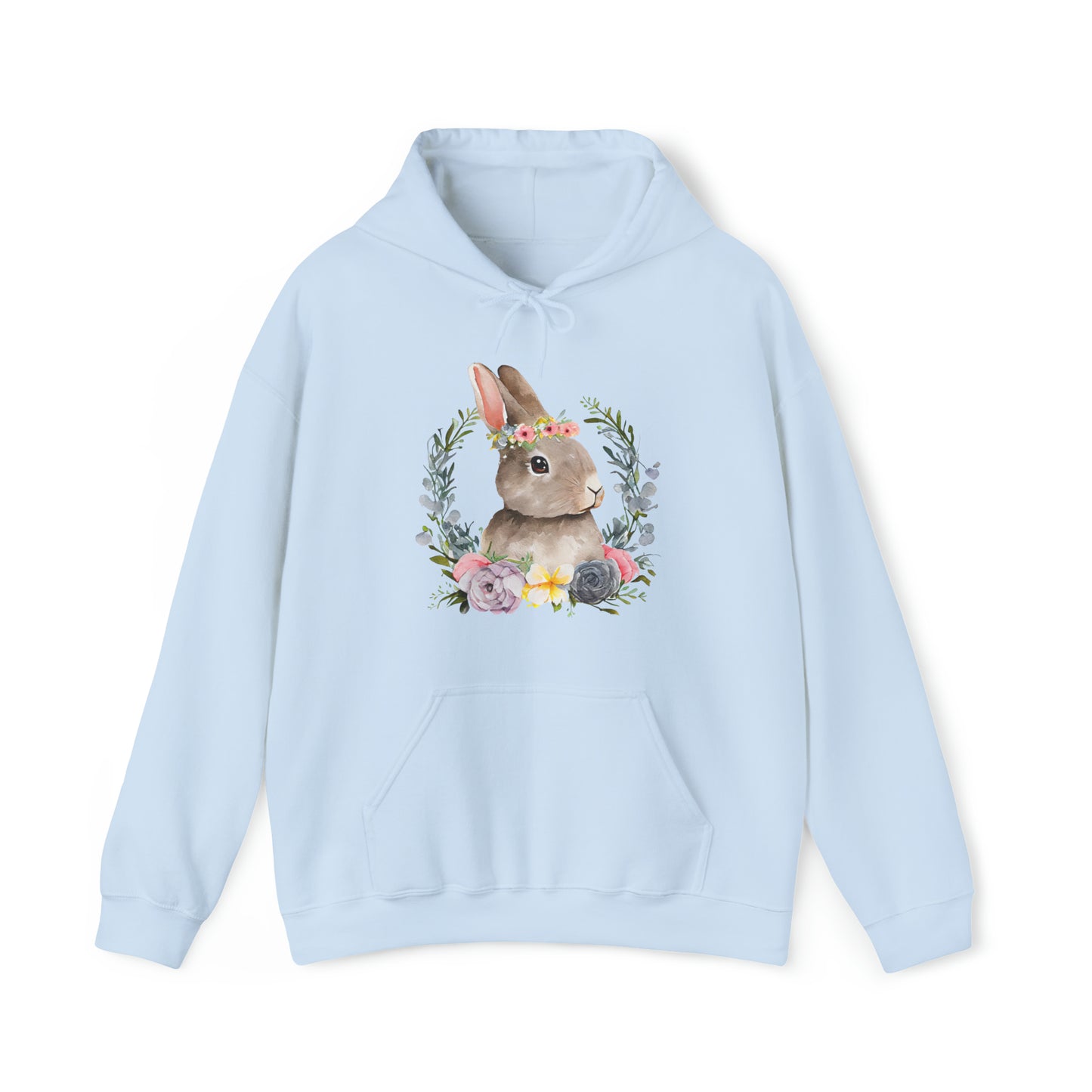 Easter Flower Bunny Hoodie