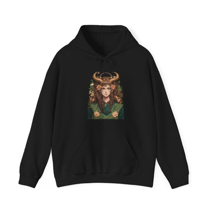 Zodiac Capricorn Manga Girl Hoodie