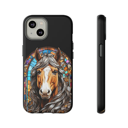 Horse Stained Glass Phone Case