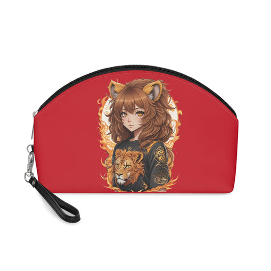 Zodiac Leo Manga Girl Makeup Bag