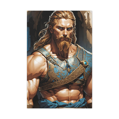 Tyr Illustration Canvas