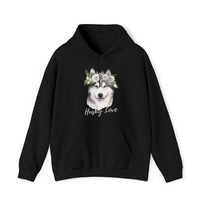 Dog Husky Love Hoodie