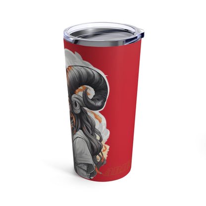 Zodiac Aries Manga Girl Tumbler