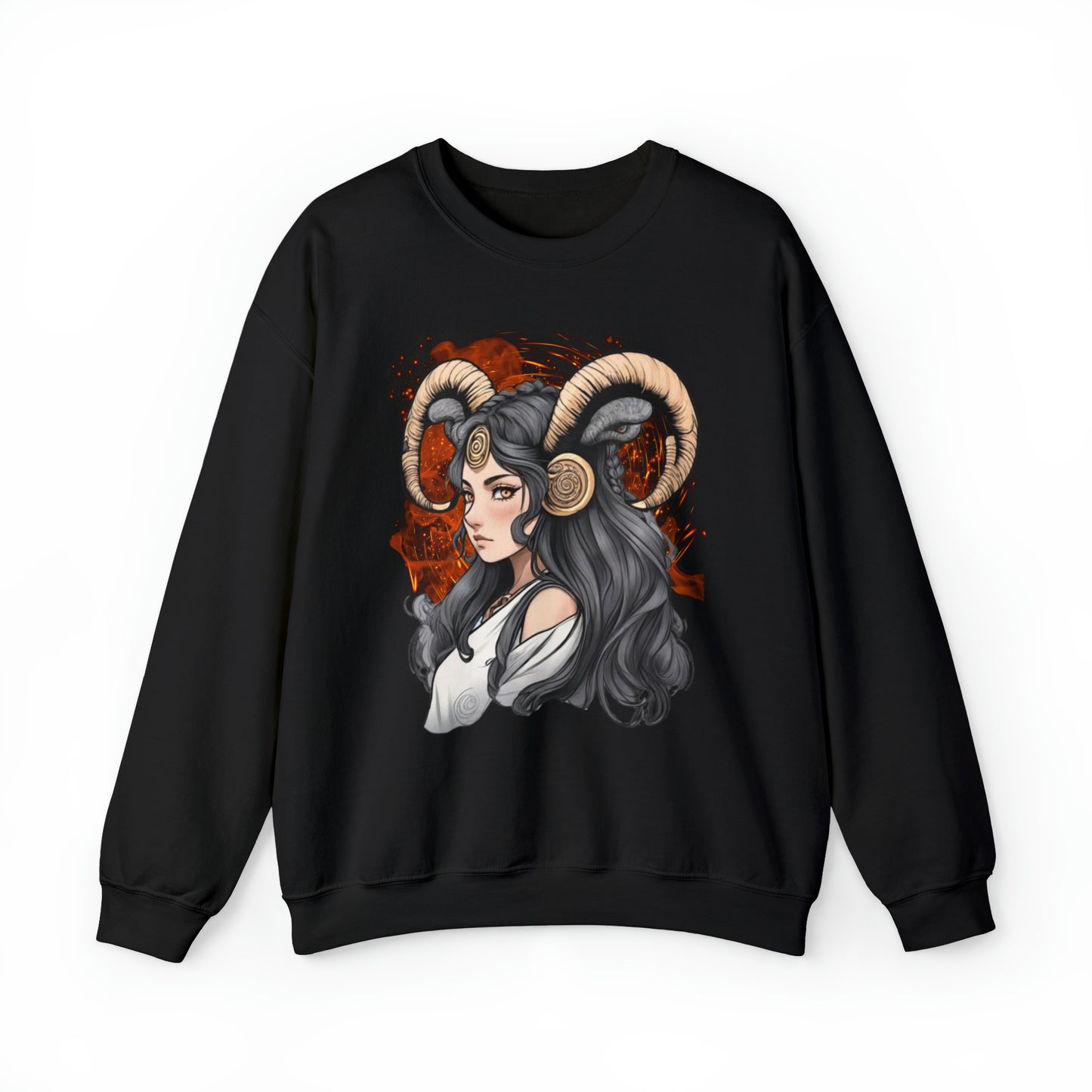 Zodiac Aries Manga Girl Sweatshirt