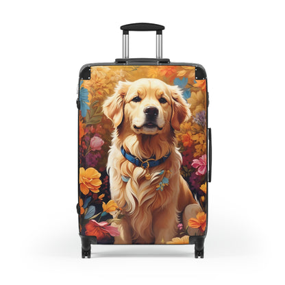 Golden Retriever Semi Realism Suitcase