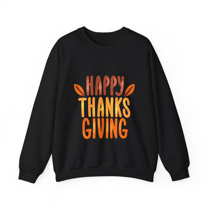 Leaf Happy Thanksgiving Sweatshirt