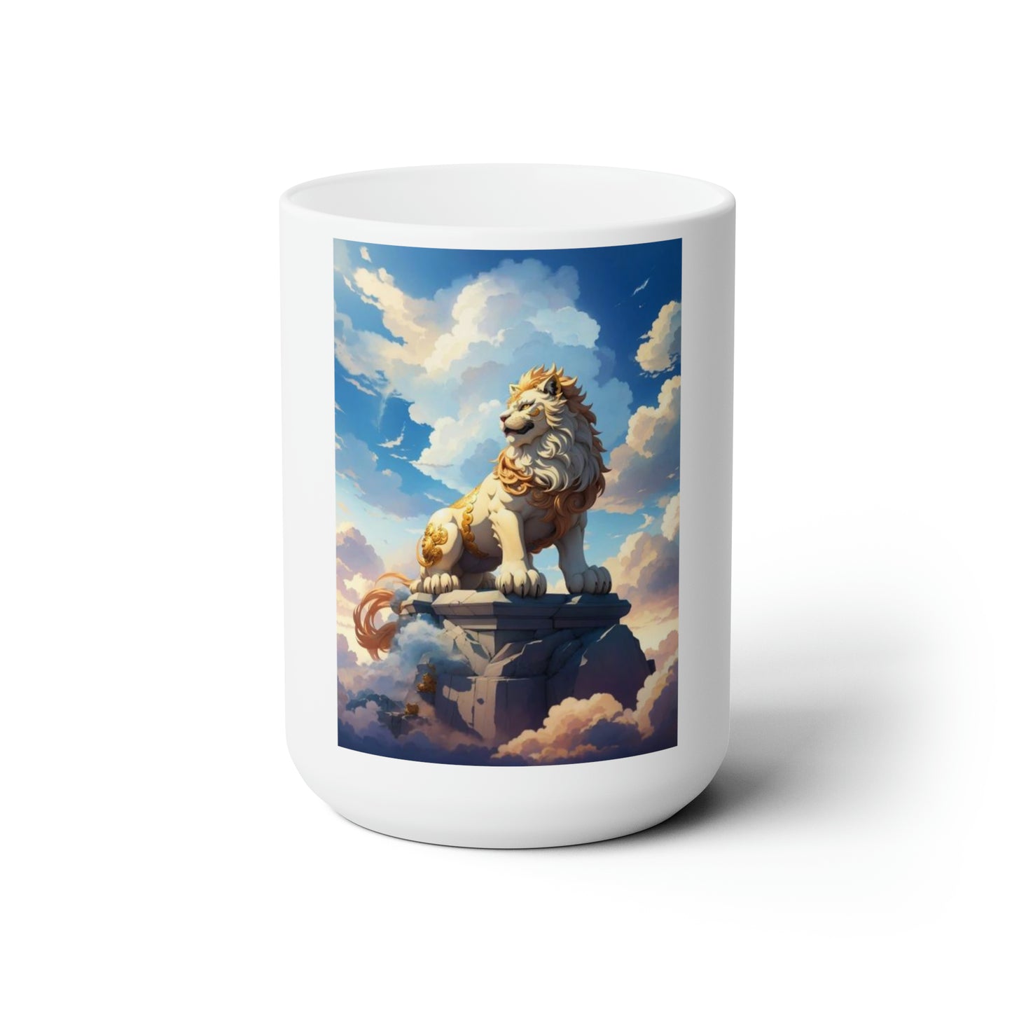 Komainu: The Guardian Lion Illustration Mug