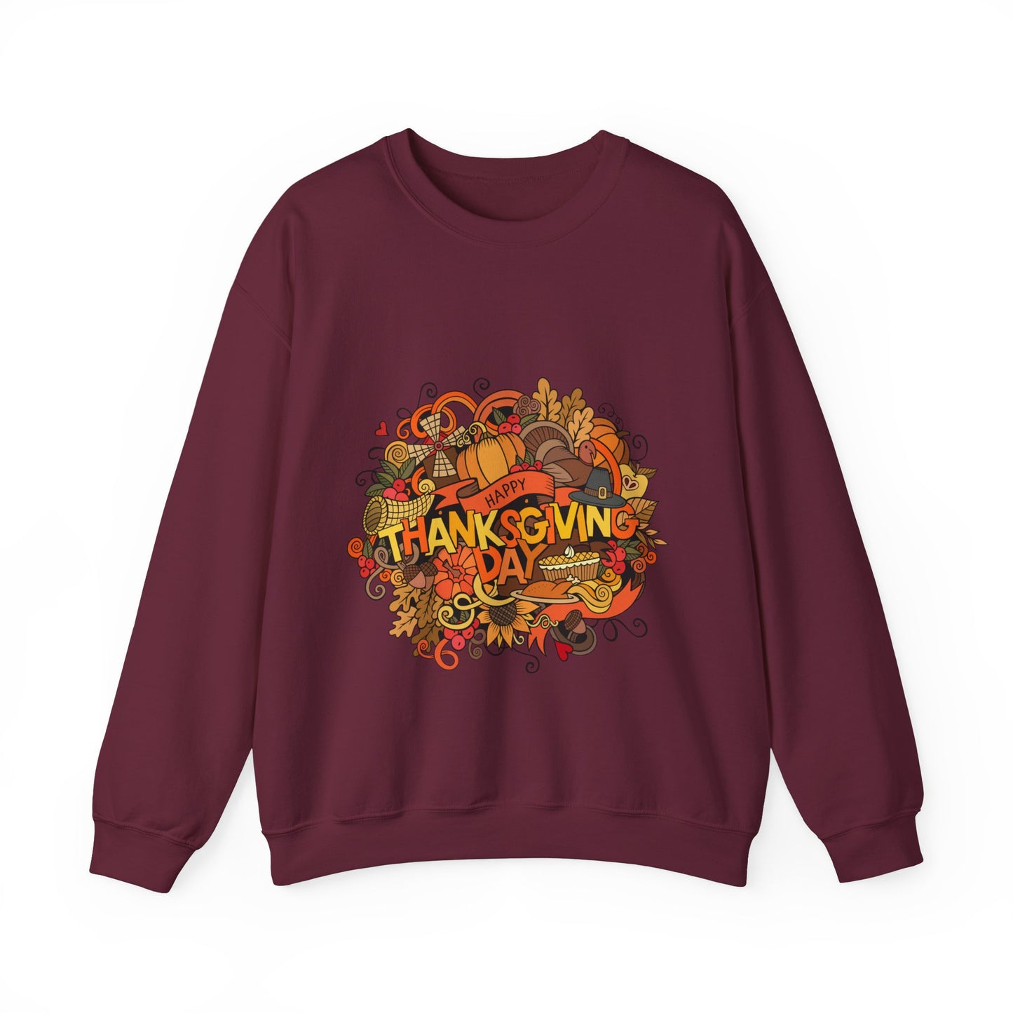 Fall Happy Thanksgiving Day Sweatshirt