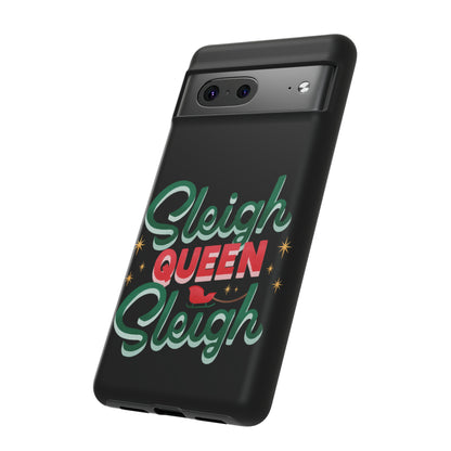 Christmas Sleigh Queen Quote Phone Case