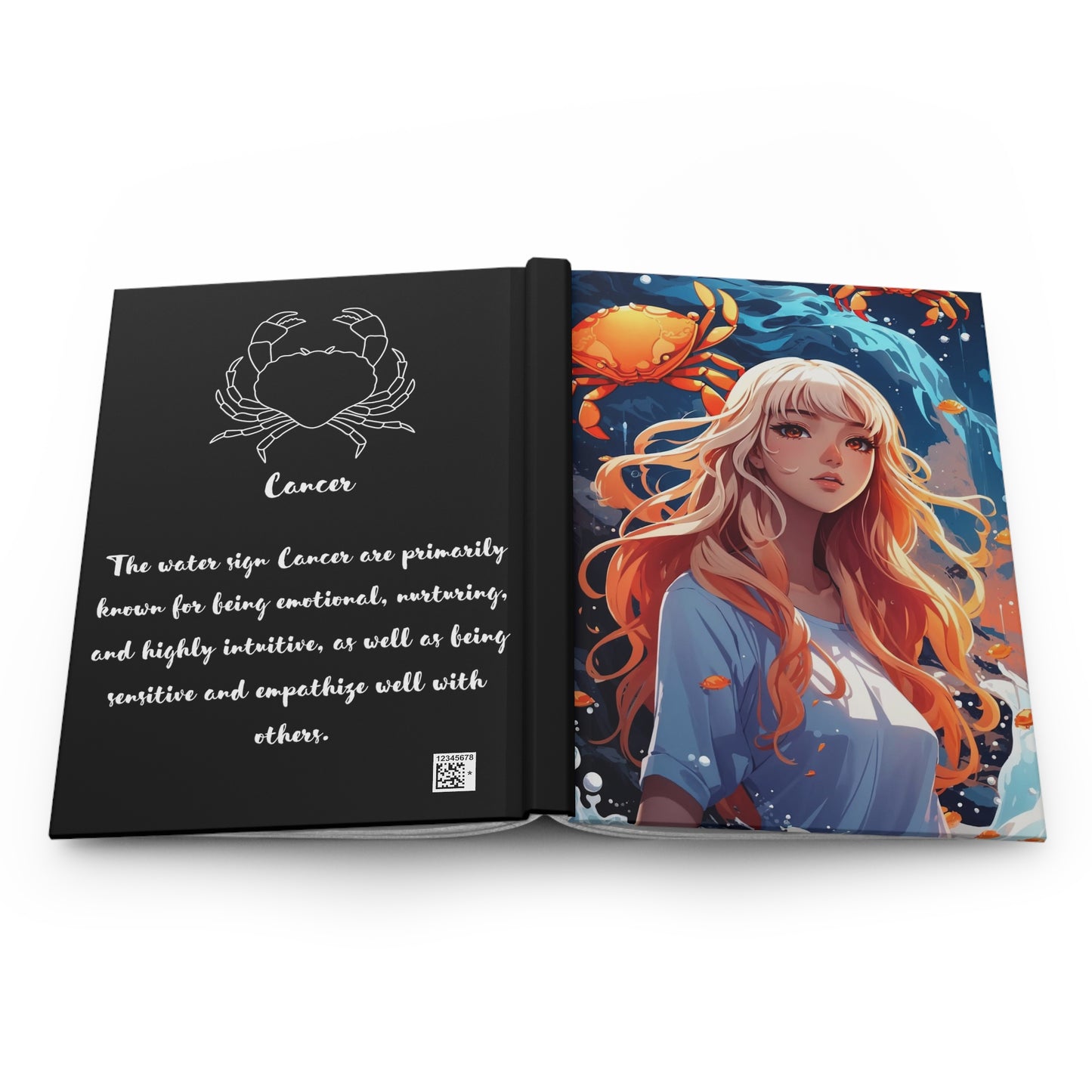 Zodiac Cancer Manga Girl Journal