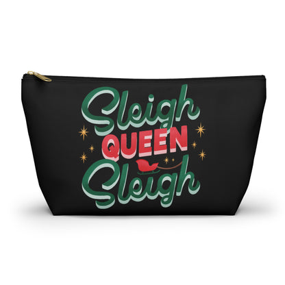 Christmas Sleigh Queen Quote Toiletry Pouch