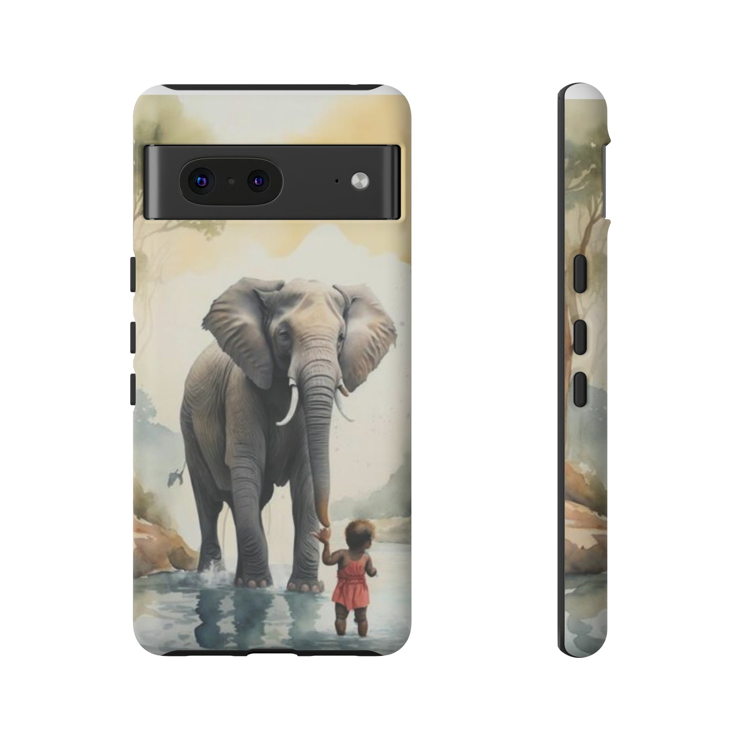 Elephant Watercoloring Phone Case